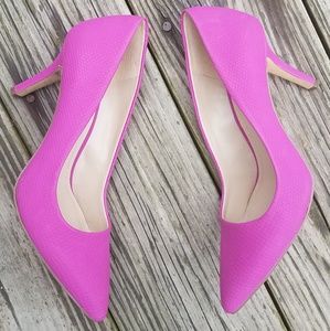 BCBGeneration Fuschia Heeled Pumps